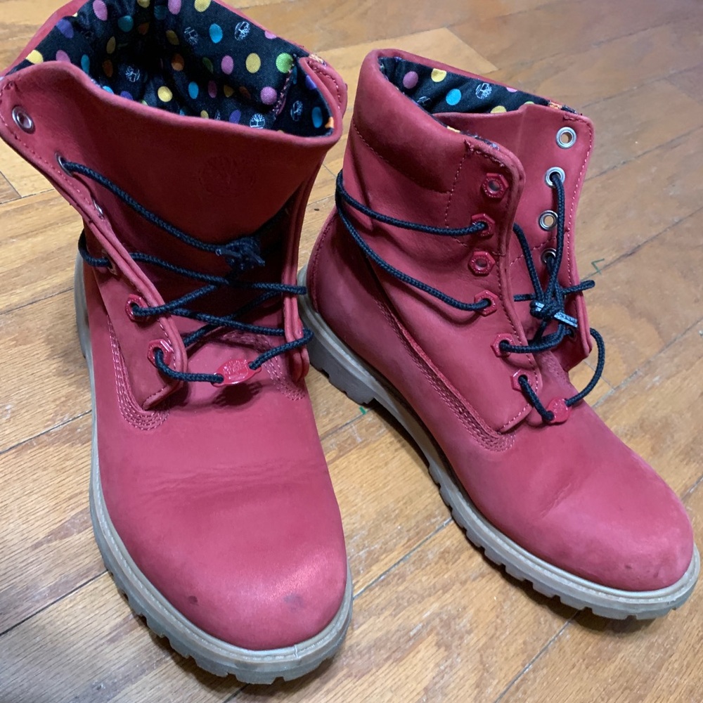 Limited Edition Red Timberlands